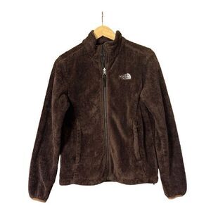 The North Face Fuzzy Osito Soft Fleece Jacket Full Zip brown small